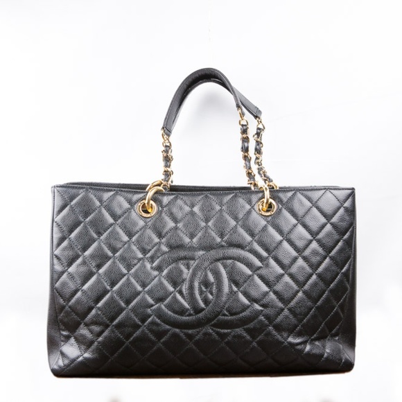CHANEL Bags Black Chanel Quilted Tote Bag Poshmark